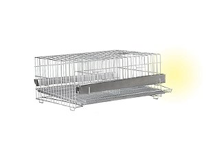 Gaiola Galinha Poedeira Prata Ref. P026