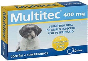 Vermifugo Multitec  400 (5 Kg) - 4 Cp