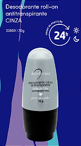 Desodorante Roll-On Cinza Pierre Alexander