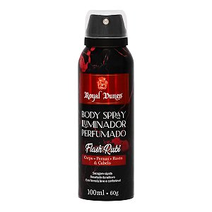 Body Spray Iluminador Perfumado Flash Rubi Pierre