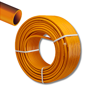 Tubo Mangueira Bobina Pead Laranja 40mm 100 Metros Pn7 Sdr11 +georg Fischer+