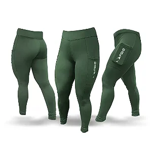 Calça Legging Feminina – Verde Militar