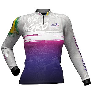 Camisa de Pesca DryFlex Presa Viva Agro 02 Baby Look