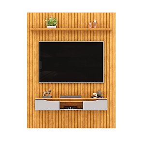 PAINEL RIPADO 183X240 PRATIC C/ BANCADA ISAC CEDRO/CEDRO/BALI DJ