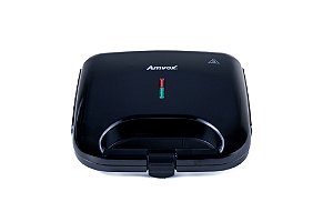 SANDUICHEIRA AMS 370 PRETO 127V AMVOX