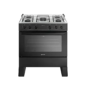 FOGAO 5B INOX MILAO PLUS PRETO ATLAS