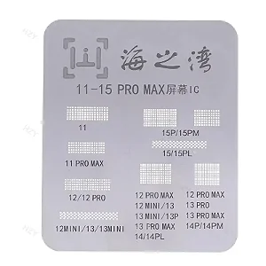 Stencil JXT Reballing CI de Tela iPhone 11 ao 16