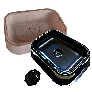 Molde Para Cuba Luna Com Ralo Oculto