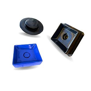 MOLDE CUBA QUADRADA P COM RALO OCULTO