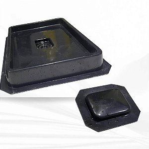 MOLDE CUBA QUADRADA COM RALO OCULTO ALTO PADRAO