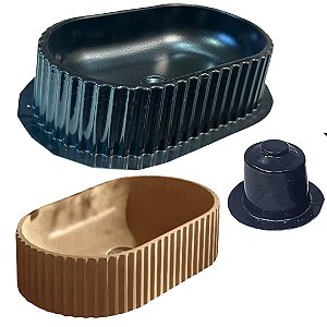 MOLDE CUBA OVAL DENTADA ALTO PADRAO