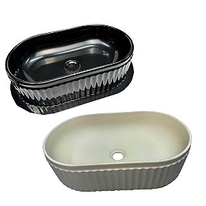 MOLDE RETANGULAR DENTADA BORDA LISA