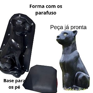 MOLDE PARA PANTERA LINHA GESSO E CIMENTO