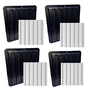 CONJUNTO 4 MOLDES 3D DE MINI RIPAS GESSO E CIMENTO