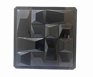 MOLDE CUNHA PRISMA 39x39cm Black Ref. B24