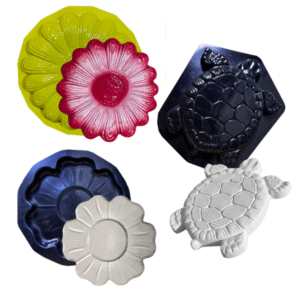 kit 3 pisante forma para jardim