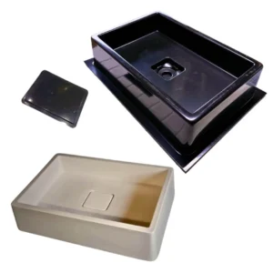 Molde cuba Retangular Com Ralo Oculto