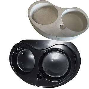 Molde comedouro & bebedouro para gato e cachorro