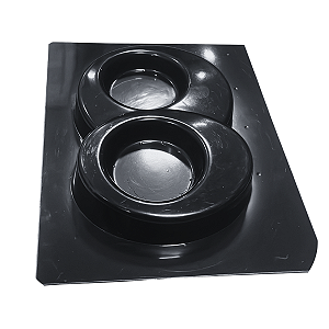 Forma mini comedouro e bebedouro gato - 06