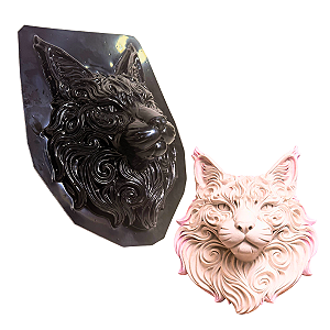 FORMA DO QUADRO GATO MAINE COON REF 89