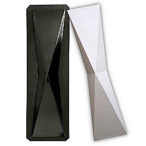 2 Formas em ABS 2mm Modelo ORIGAMI 79X14 cm Cimento/Gesso