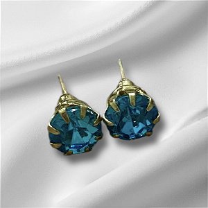 Brinco - Pedra Preciosa Azul