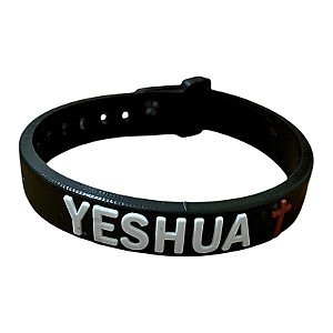 Pulseira Yeshua Ajustável em Silicone – Coleção Nathan Vintage