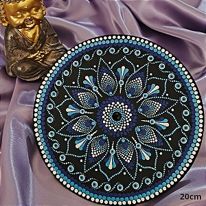 Mandala em Pontilhismo Olho Grego