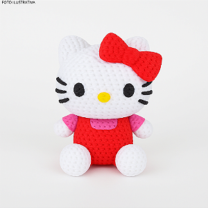 Mini Hello Kitty Impressão 3D