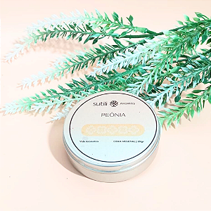 Peônia - 20gr - Vela Aromática