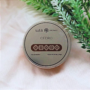 Cedro - 20gr - Vela Aromática