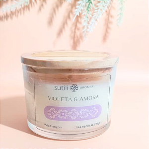 Lavanda Francesa - 90gr - Vela Aromática