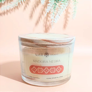Madeira Negra - 90gr - Vela Aromática