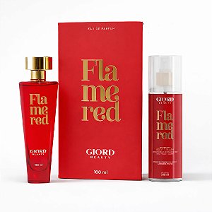 Kit Flame Red Eau de Parfum 100 ml + Flame Red Body Splash 200 ml