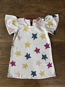Vestido Infantil Estrela em Viscolinho