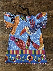 Vestido Infantil Tucano em Viscolinho