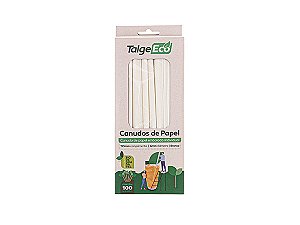 CANUDO PAPEL COMUM BIODEGRADÁVEL 6MM BRANCO TALGE