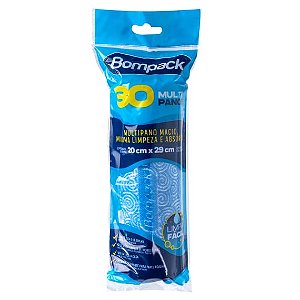 Bobina Slim Limp.Leve 20x29 Azul c/30 panos Bompack