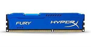 Memória RAM Fury DDR3 color azul 8GB 1600 MHz 1 HyperX HX316C10F/8