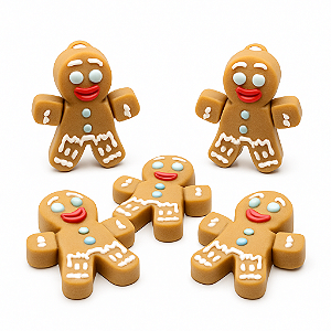 Chaveiro Biscoito de Natal Divertido