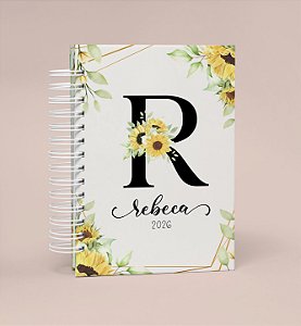 Alfabeto floral Amarelo