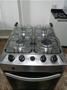 Fogão Brastemp funcionando por preço de oportunidade em Cotia