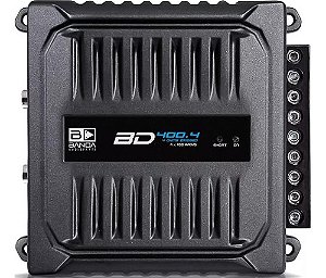 Amplificador Banda BD 400.4 - 2 Ohms por canal 4 Ohms em Bridge 4 Canais