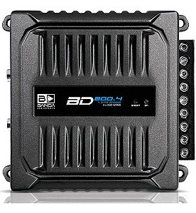 Amplificador Banda Bd 800.4 - 2 Ohms por canal e 4 Ohms em Bridge 4 Canais