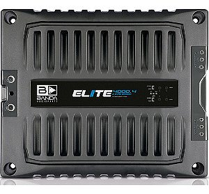 Amplificador Banda Elite 4000.4 1 Ohm por canal e 2 Ohms em Bridge 4 Canais