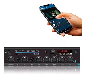 Amplificador Receiver Som Ambiente 4 Saidas Bluetooth 600w