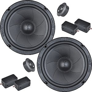 Kit 2 Vias Ground Zero Iridium 6,5pol 200wrms 4 Ohms