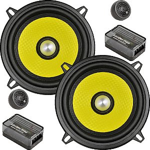 Kit 2 Vias Ground Zero Titanium 5 Pol. 160wrms 3 Ohms Par