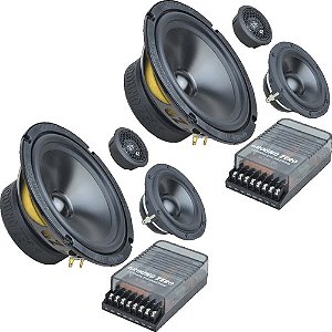 Kit 3 Vias Ground Zero Radioactive 6,5pol 300wrms 3 Ohms