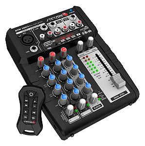 Mesa De Som Automotivo Stetsom Stm 1003 12v 2 Canais Stereo